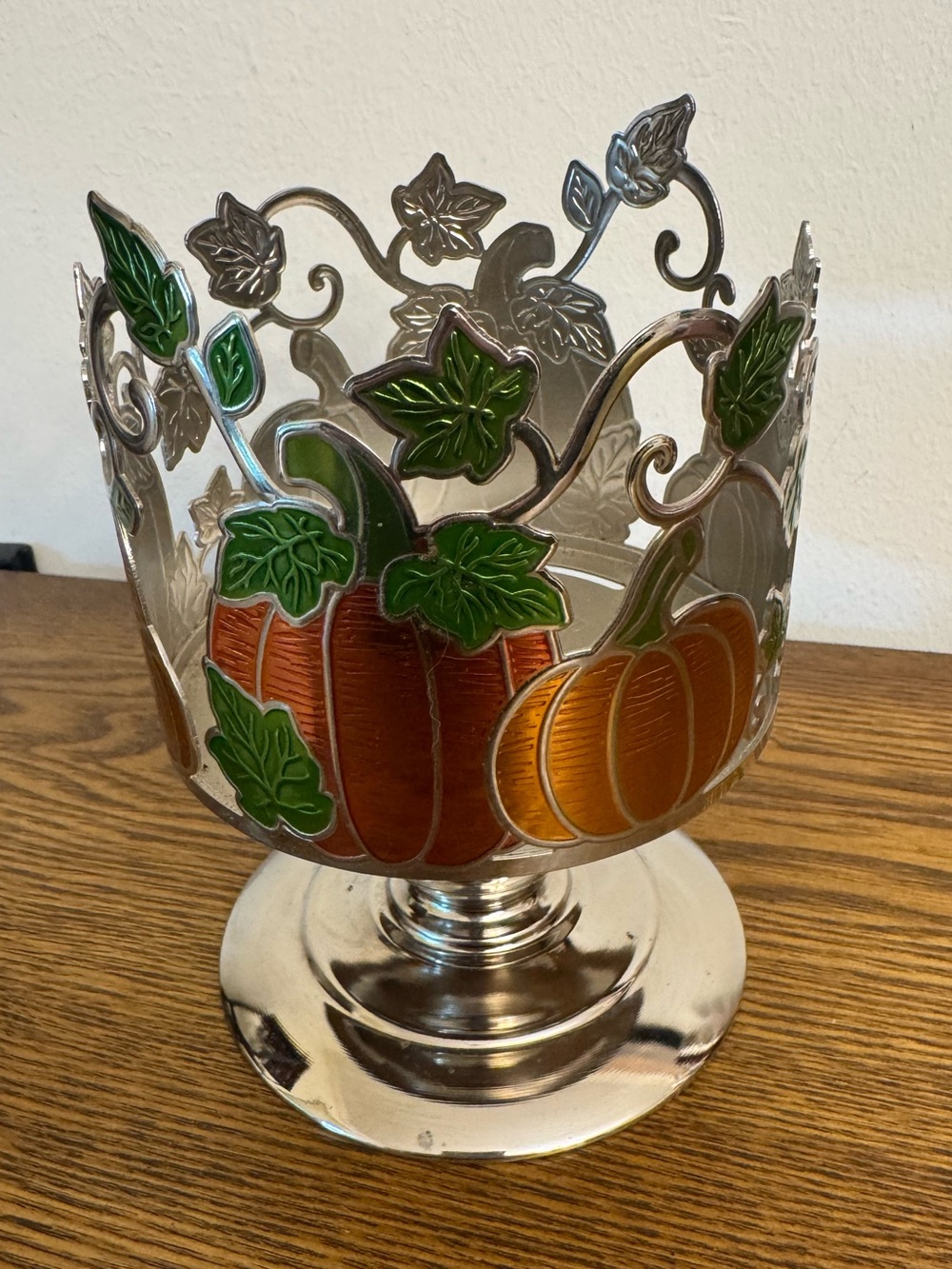 Bath & Body Works Pumpkin Patch Vine 3-Wick Candle Pedestal